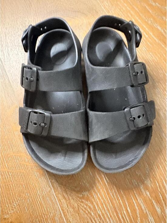 Birkenstock Other - Birkenstock Black EVA Classic Two-Strap Sandals Lightweight Comfort Kids